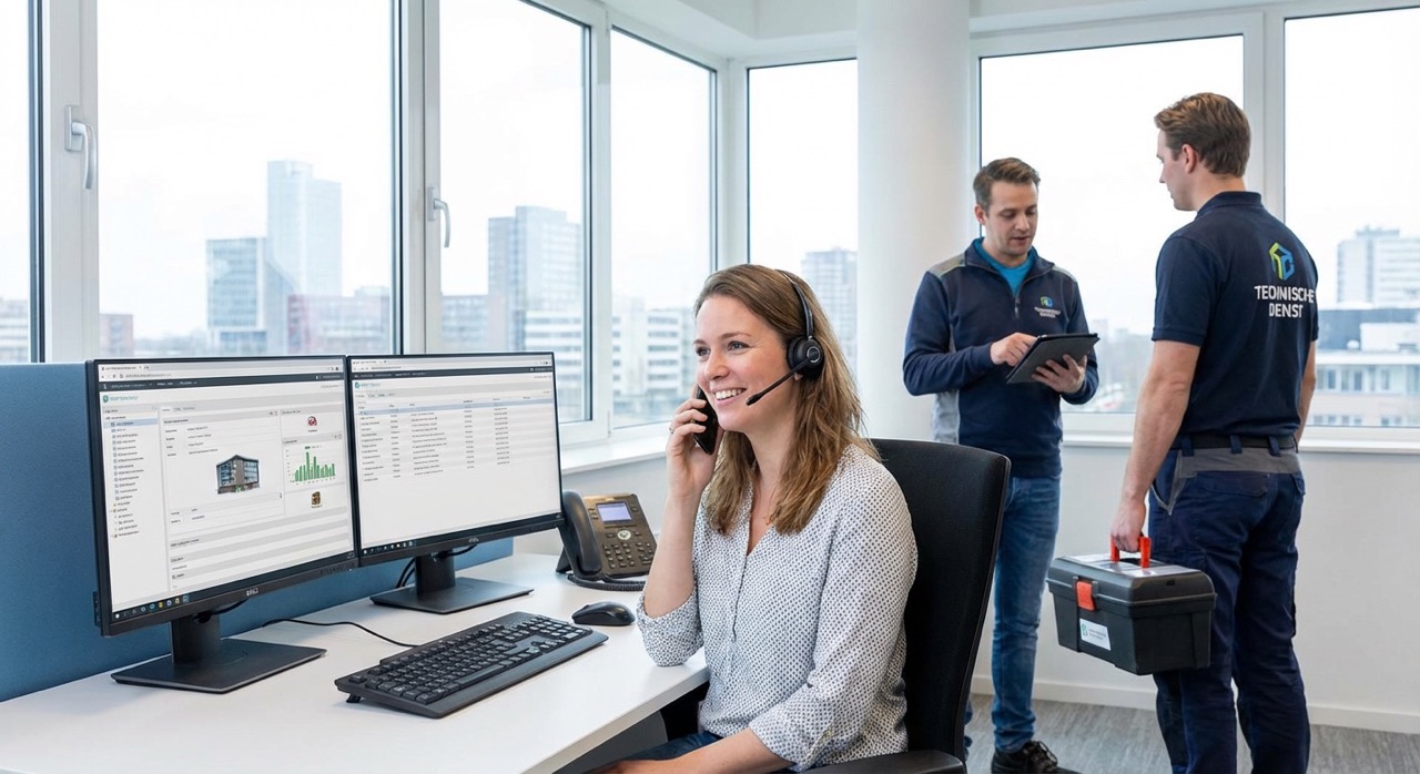 Eigen servicedesk en technische dienst